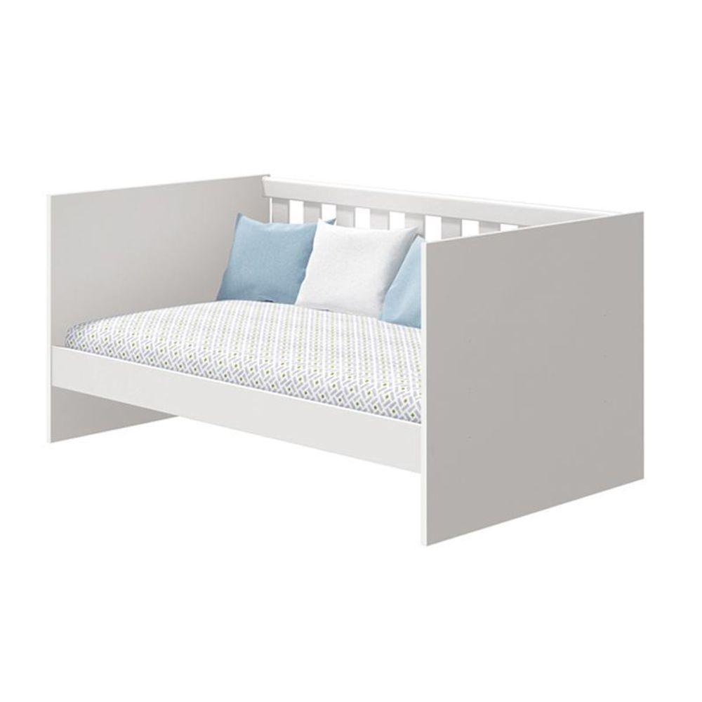 Berço Americano Katatau Flex Branco Brilho Com Colchão Ortobom - Reller - 4