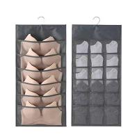 Cabide Organizador Dupla Face Porta Sutia 24 Bolsos Colmeia Divisorias Closet Joias Guarda Roupa Multiuso