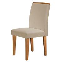 Mesa Tampo Mdf Canto Reto 6 Cadeiras Creme/Off White/Imbuia - 8