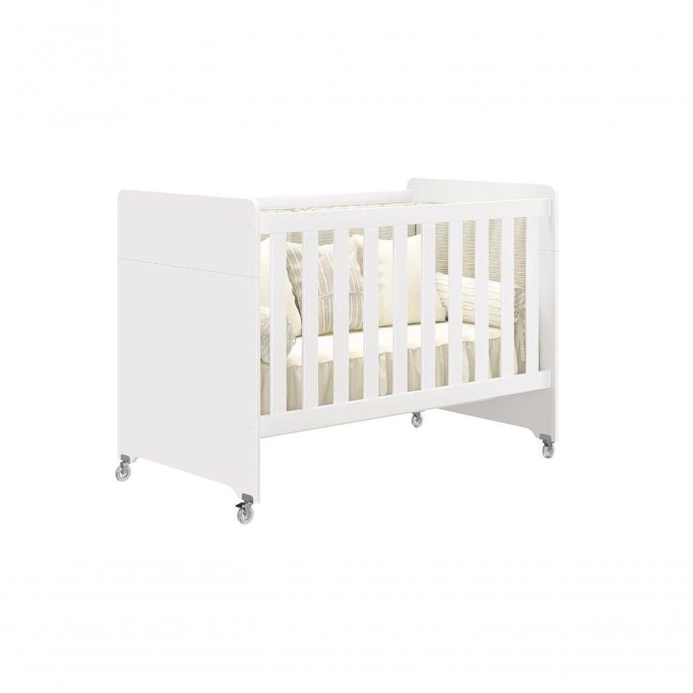 Berço Americano Evolution 4 Em 1 Branco Acetinado Com Colchão Mini E Colchão Americano Ortobom - Reller - 3