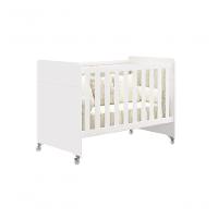 Berço Americano Evolution 4 Em 1 Branco Acetinado Com Colchão Mini E Colchão Americano Ortobom - Reller - 3