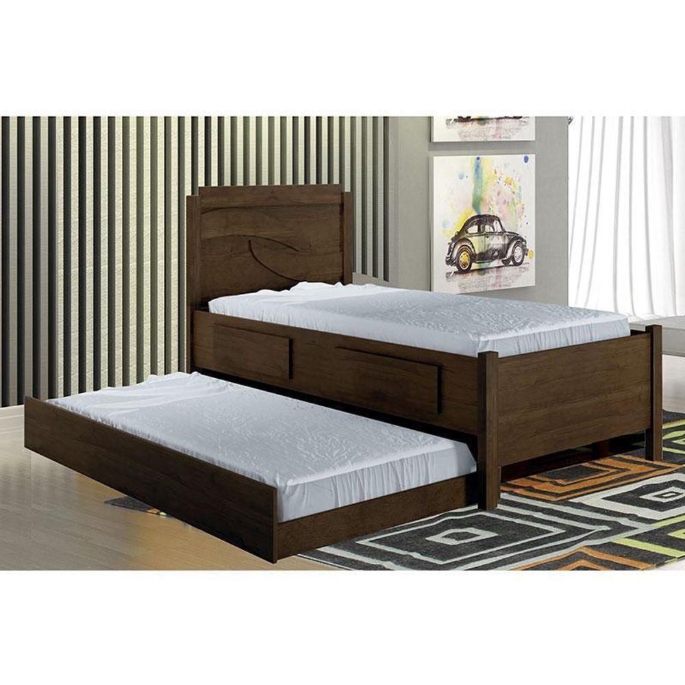 Cama Solteiro Spazu New Com Auxiliar Braúna ? Leifer Móveis - 3