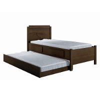 Cama Solteiro Spazu New Com Auxiliar Braúna ? Leifer Móveis - 1