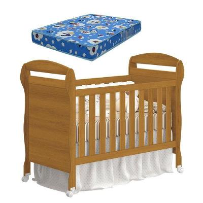 Berço Americano Danny Savana Com Colchão Ortobom - Reller