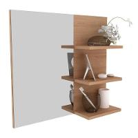 Espelho Para Banheiro Bn3608 Amêndoa - Tecnomobili - 1