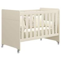 Berço Americano Evolution 4 Em 1 Areia Acetinado Com Colchão Mini - Reller - 3