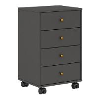 Gaveteiro Office Presence Grafito - Demóbile - 1