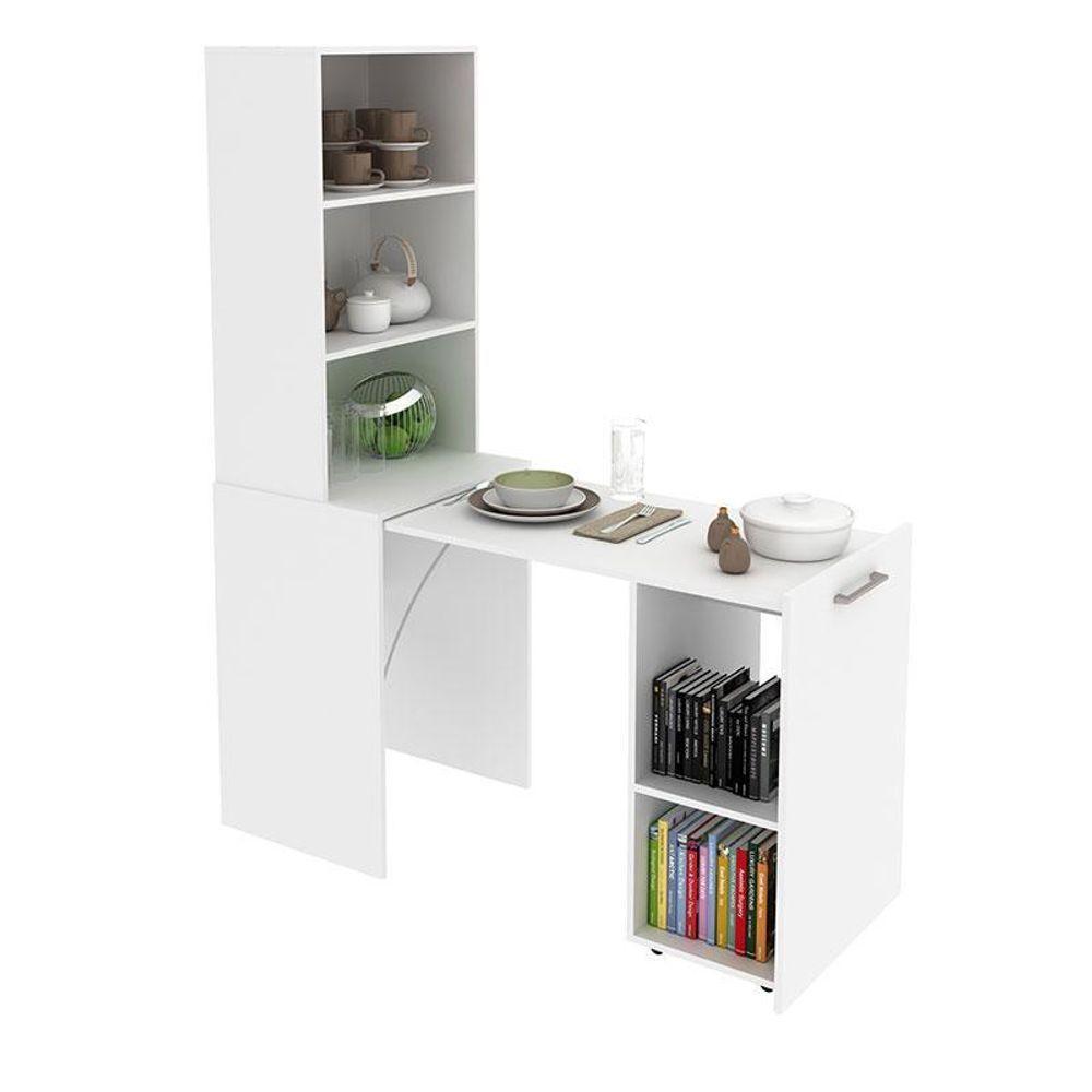 Mesa Dobrável Alta Me4171 Branco - Tecnomobili - 1