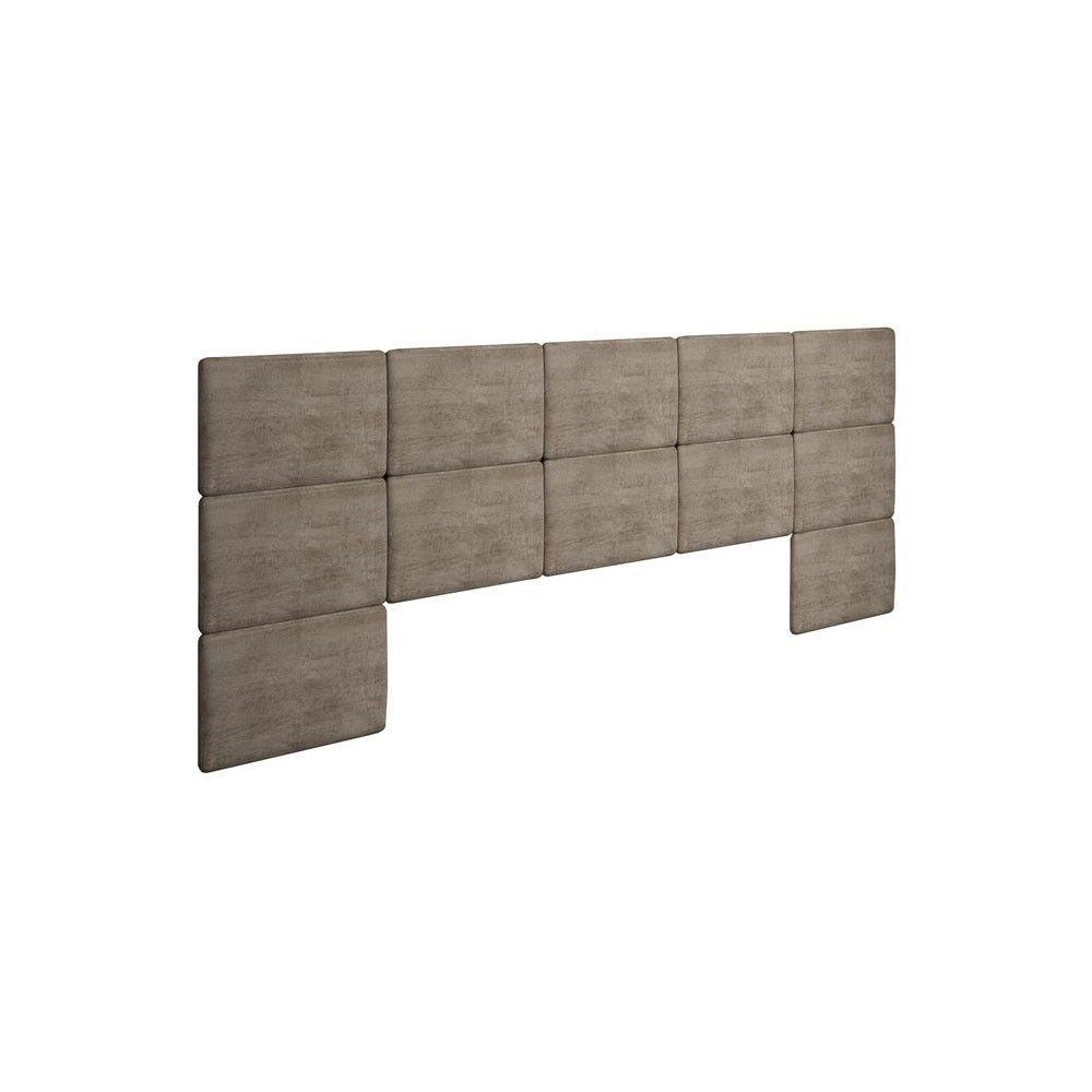 Painel Estofado 12 Módulos Rufato Animalle Chocolate - 8