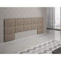 Painel Estofado 12 Módulos Rufato Animalle Chocolate