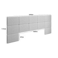 Painel Estofado 12 Módulos Rufato Animalle Chocolate - 11