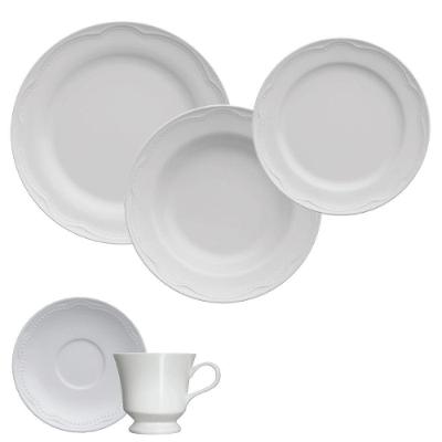 Aparelho De Jantar 30 Peças Cottage White Germer