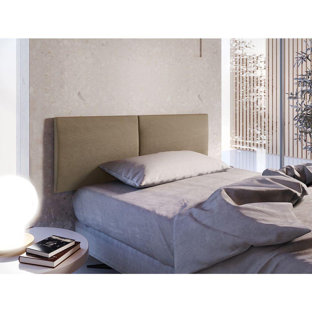 Painel Estofado Solteiro San Miguel 2 Módulos Turim 07 - 1