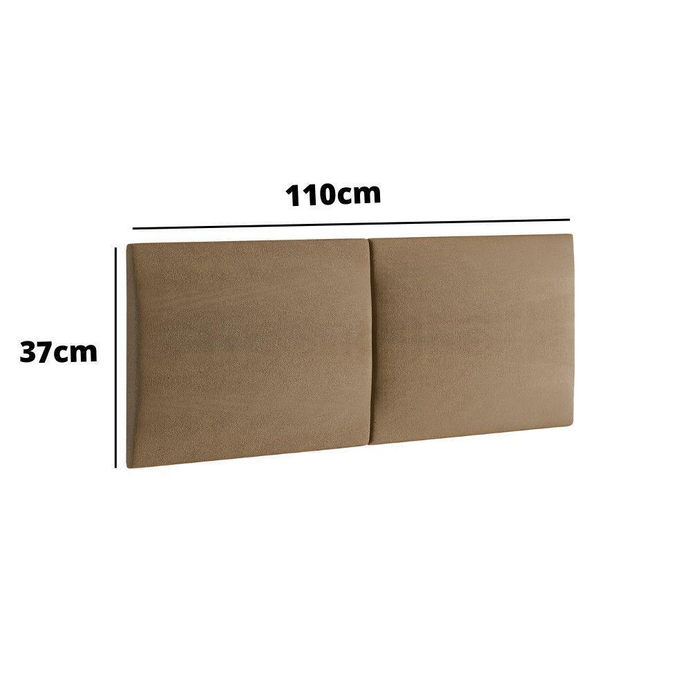 Painel Estofado Solteiro San Miguel 2 Módulos Turim 07 - 4