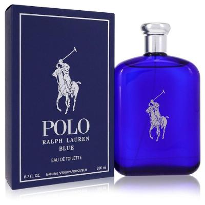 Perfume-col. Masc. Polo Blue Ralph Lauren 200 Ml Eau De Toilette