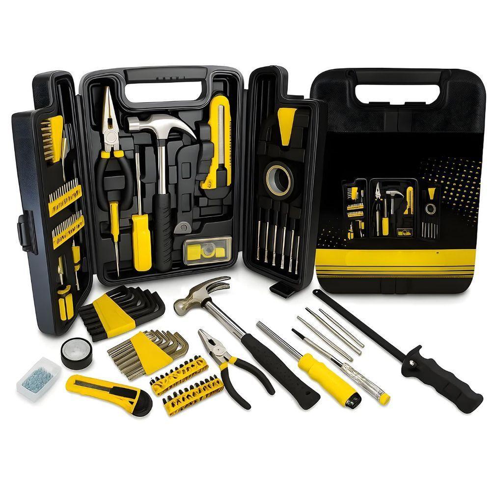Kit Ferramentas 200 Peças Maleta Completa Chaves Soquetes Reparos Manutenção - 1