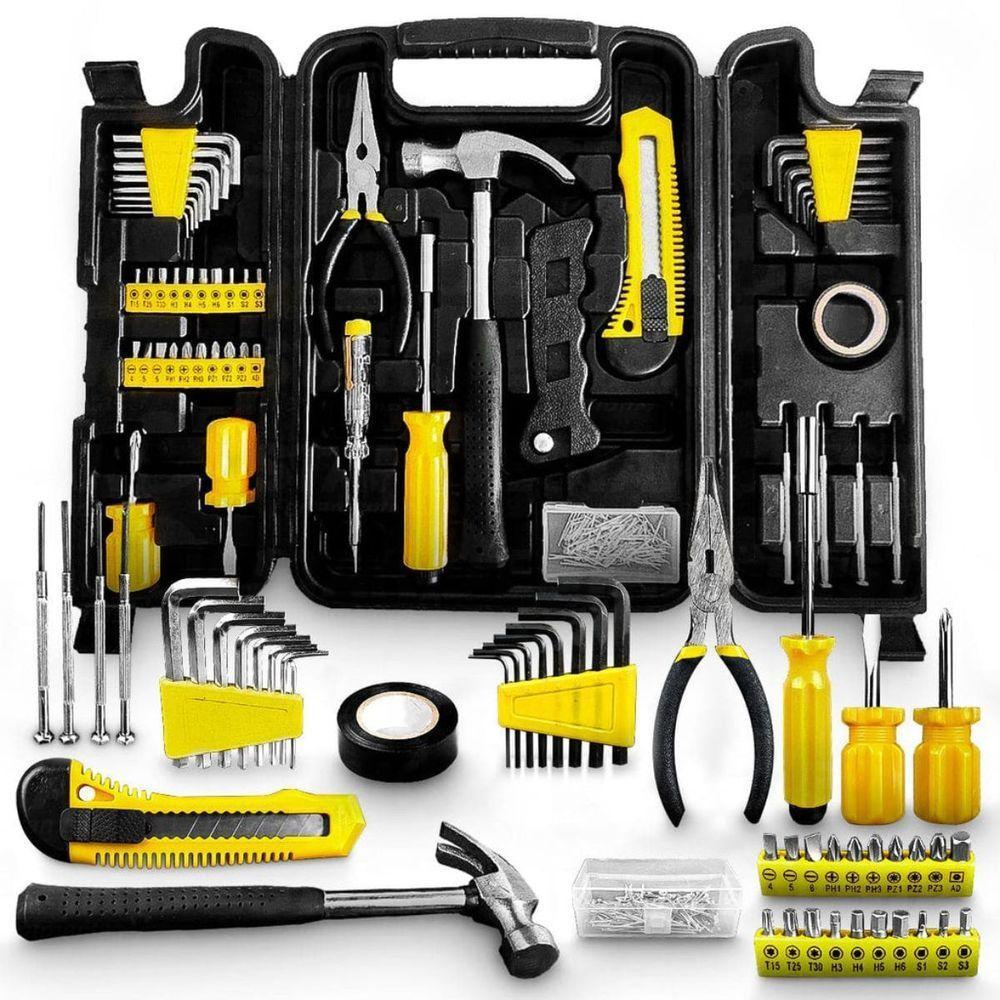 Kit Ferramentas 200 Peças Maleta Completa Chaves Soquetes Reparos Manutenção - 4