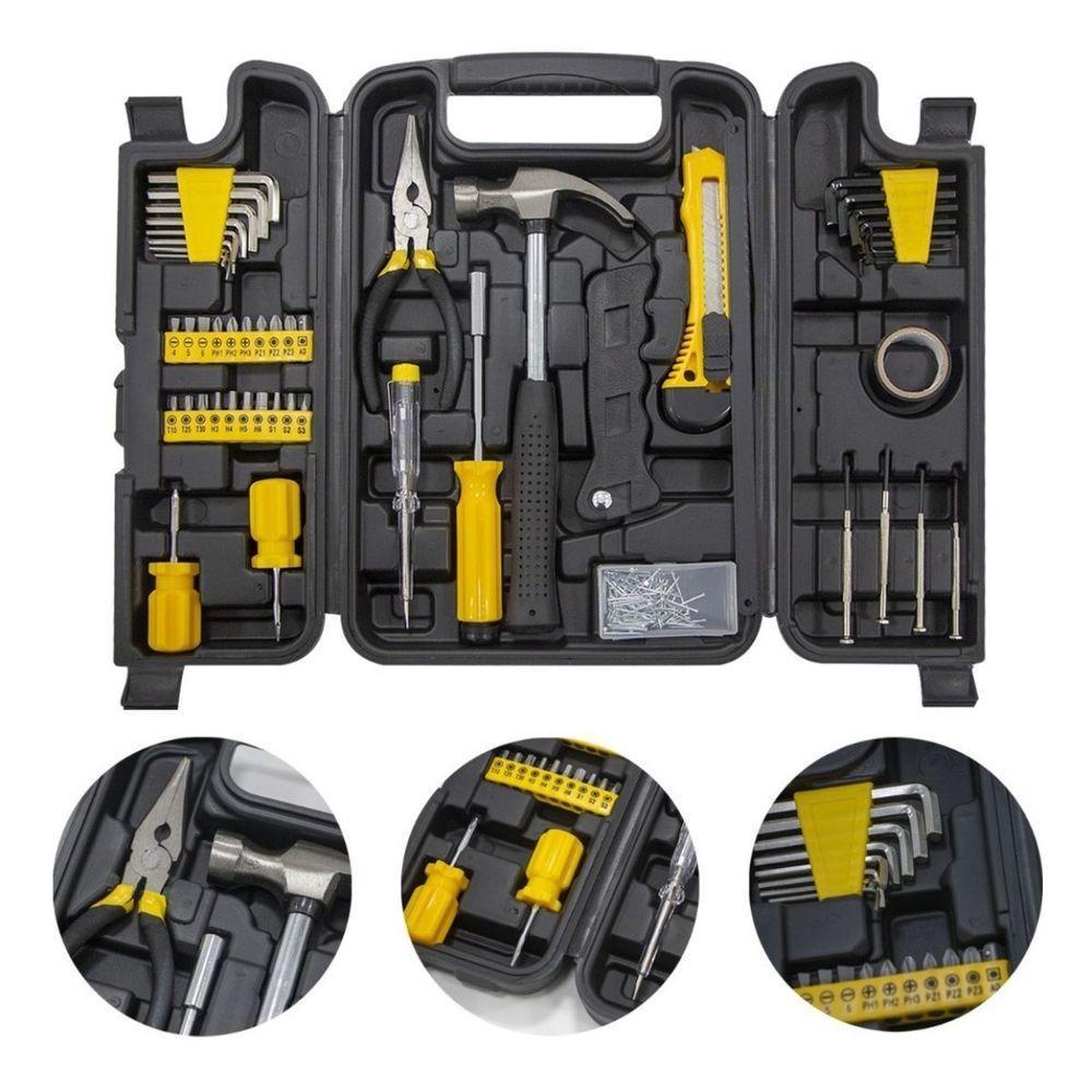 Kit Ferramentas 200 Peças Maleta Completa Chaves Soquetes Reparos Manutenção - 7