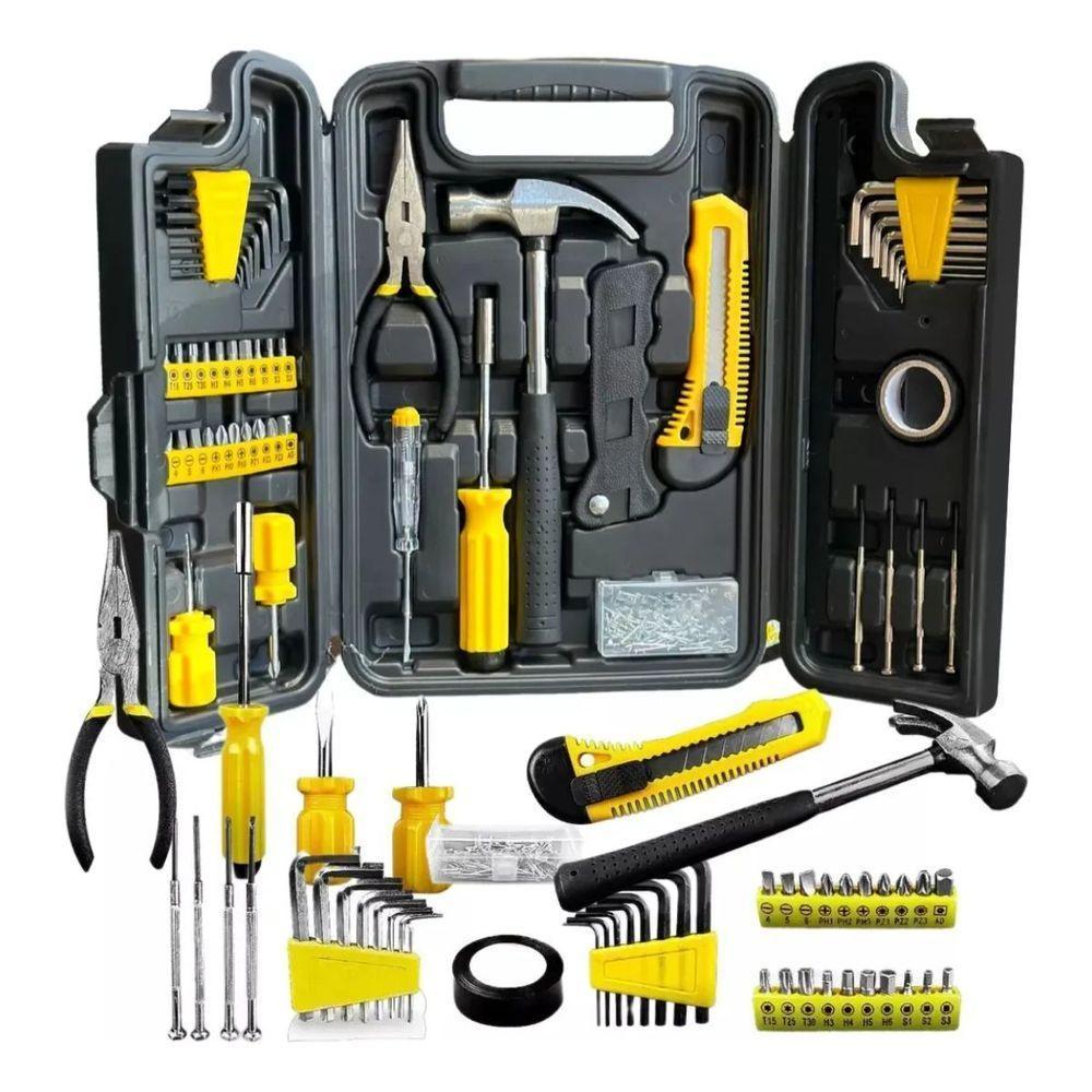 Kit Ferramentas 200 Peças Maleta Completa Chaves Soquetes Reparos Manutenção - 9