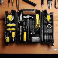 Kit Ferramentas 200 Peças Maleta Completa Chaves Soquetes Reparos Manutenção - 3