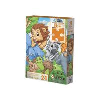 Puzzle Baby Safari 24 Peças - Pais E Filhos - 2