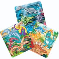 Puzzle Progressivo Dinos 24, 32, 48 Peças - Pais E Filhos - 2