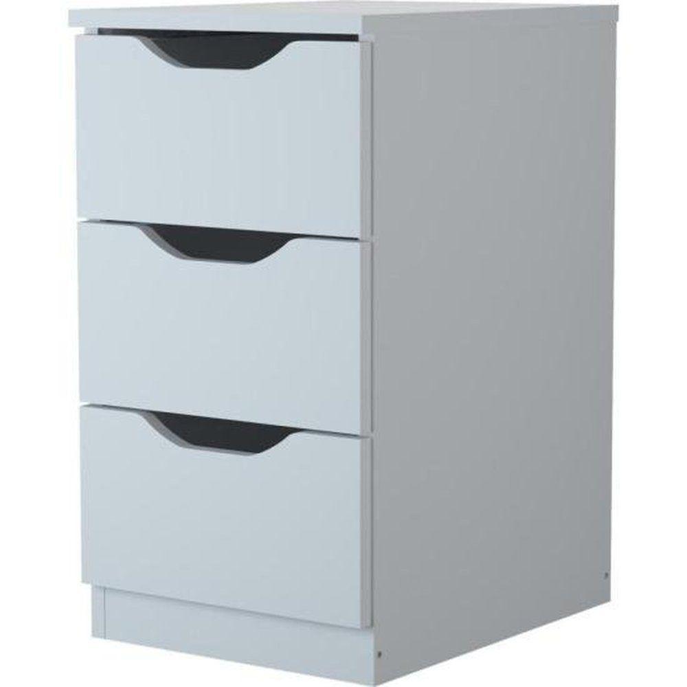 Gaveteiro Com 3 Gavetas Multivisão Branco - 1