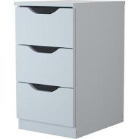 Gaveteiro Com 3 Gavetas Multivisão Branco - 1