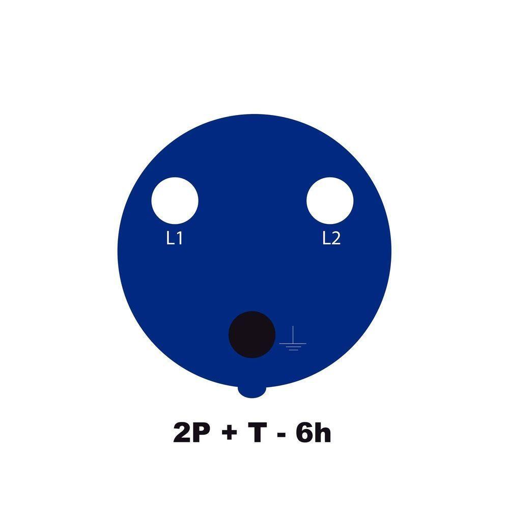 Tomada De Embutir Industrial 2p+t 125 A 220-250 Vca 6 H Tramontina Tramontina - 2