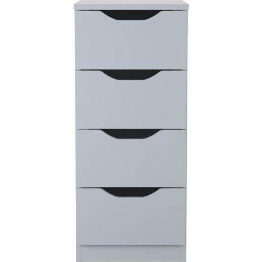 Gaveteiro Com 4 Gavetas Multivisão Branco - 2