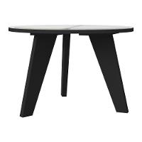 Mesa De Centro Retrô Com Espelho 59Cm Multimóveis Cr45143 Preta Preto - 2