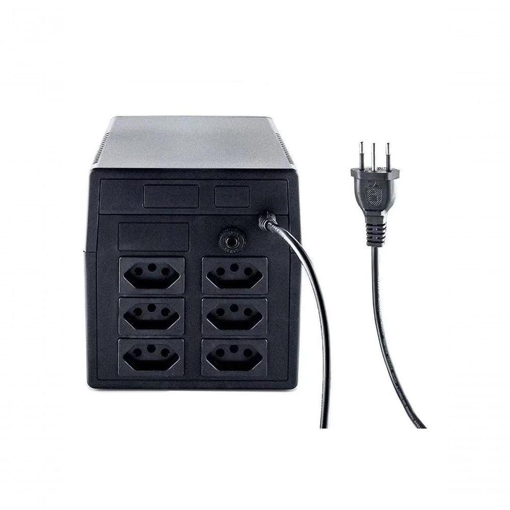 Nobreak Intelbras Xnb 1440va Bi+ 6 Tomadas Preto Bivolt... - 1