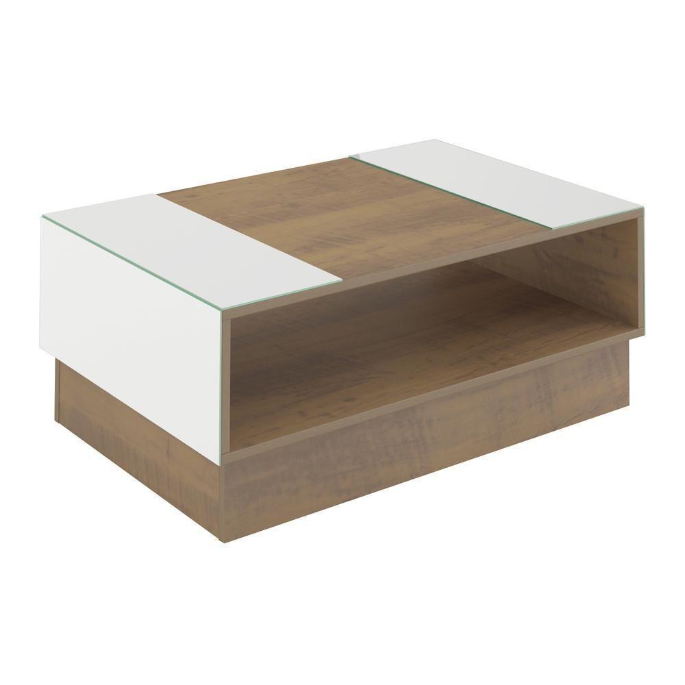 Mesa De Centro Com Espelho Multimóveis Cr45140 Pinho Pinho - 4