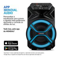 Caixa Amplificada Mondial Preto 400W RMS CM-400-L Bivolt