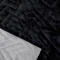 Cobertor Buettner King Flannel Plush 100% Poliéster Dupla Face 260mx280m Preto / Metal Escuro - 4