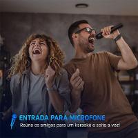 Caixa Amplificada Mondial 550W RMS CM-550-L Preto Bivolt - 5