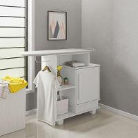 Tábua De Passar Havaí Multiuso Com Gabinete Branco - 1