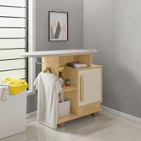 Tábua De Passar Havaí Multiuso Com Gabinete Cinamomo/off-white - 1