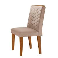 Mesa Tampo Mdf E Vidro 6 Cadeiras Creme/Grafite/Imbuia - 3