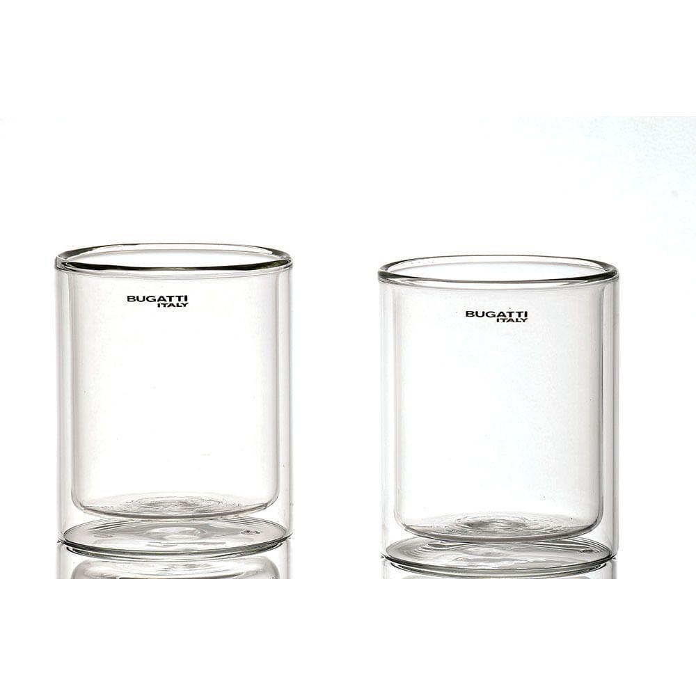 Conjunto De Copos De Whisky Parede Dupla 300ml 2pçs - Bugatti - 1