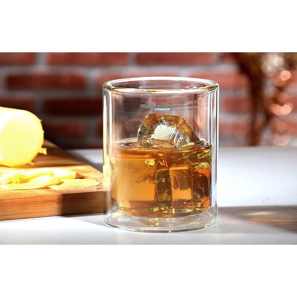 Conjunto De Copos De Whisky Parede Dupla 300ml 2pçs - Bugatti - 4