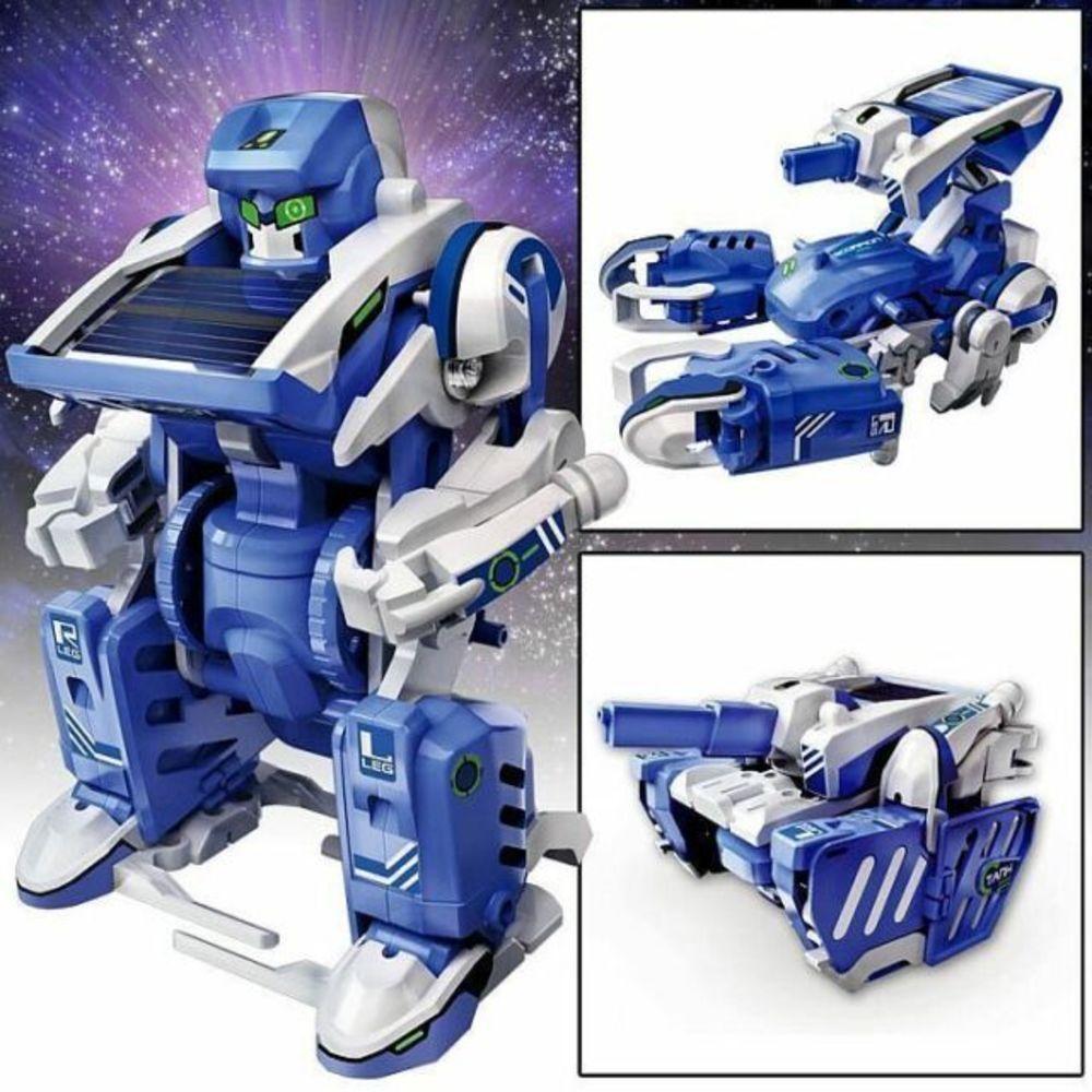 Kit Robo Solar 3 Em 1 Transformers Brinquedo De Montar Tanque Caminhao Escorpiao Educativo Robotica - 2