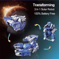 Kit Robo Solar 3 Em 1 Transformers Brinquedo De Montar Tanque Caminhao Escorpiao Educativo Robotica - 7