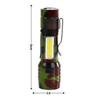 Lanterna Tática Led Recarregável 3 Em 1 Sos Mini Multiuso - 7