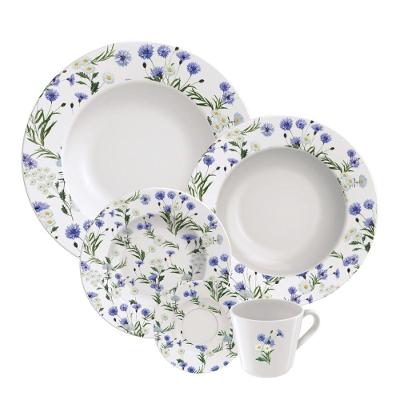 Aparelho De Jantar De Porcelana 20 Peças Ana Alice Tramontina