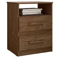 Mesa De Cabeceira Ambiente Apolo Castanho Wood Flex - Moval - 7