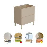 Balcão Para Pia Ambiente Art 80cm Vanilla ? Kits Paraná