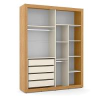 Berço Americano Com Capitonê New Boucle E Guarda Roupa Tutto New 4 Portas Freijó Off White - Matic - 5