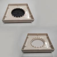 Kit 2 Ralo Oculto 15x15 Invisivel Para Piso Porcelanato Bege - 6