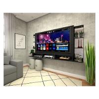 Painel Com Suporte Tv 65" Nairóbi Plus Multimóveis V3357 Preto Preto - 2